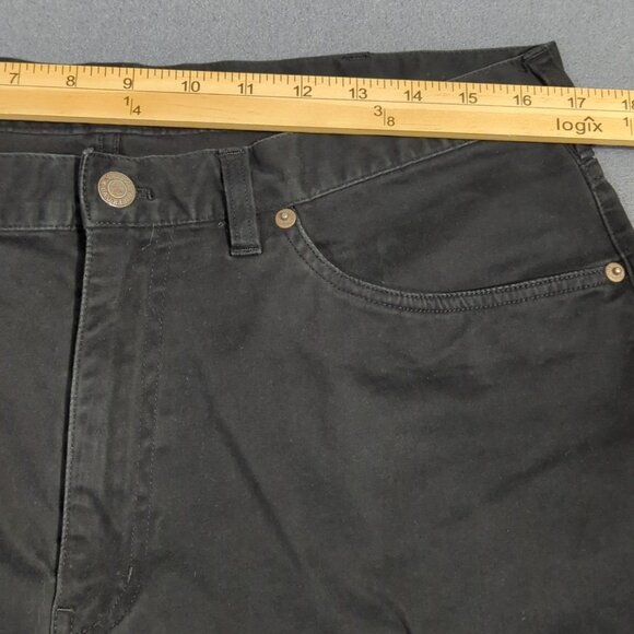 Polo Ralph Lauren Pants Men's 36x32 Fits 34x31 Black 5 Pocket Chino - Picture 6 of 12